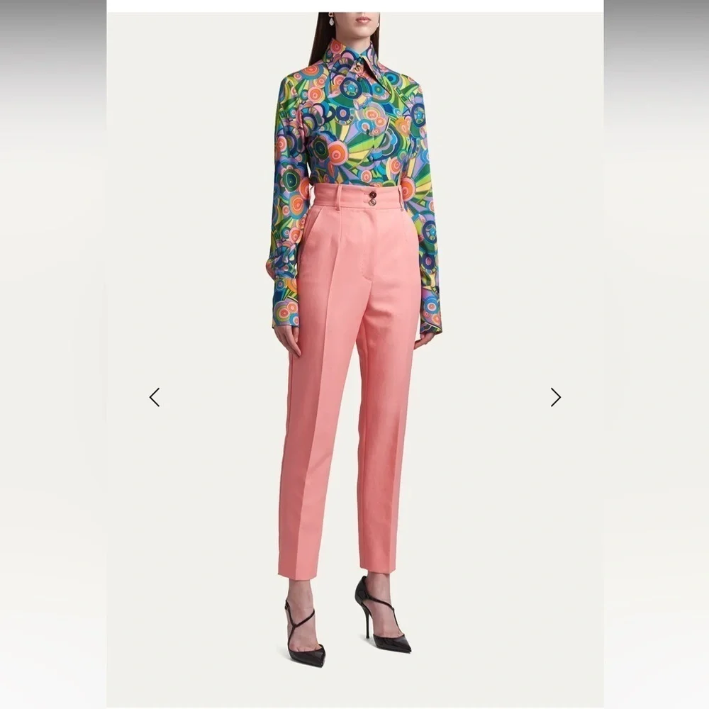 DOLCE & GABBANA Pointed Patent Leather Ankle-Strap Pump size 38.5/US 8.5 - Picture 11 of 12